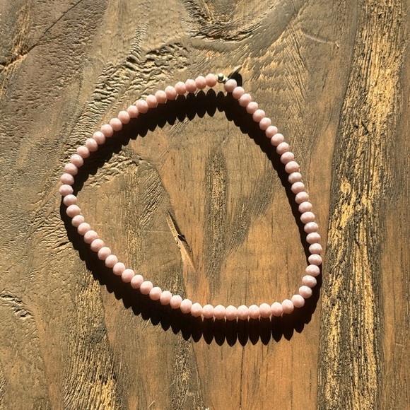 Elegant Pink Beaded Ankle Bracelet - Picture 1 of 1